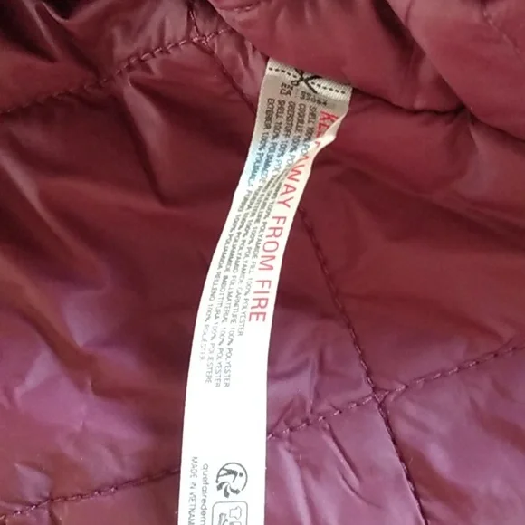 FP Movement by Free People Burgundy Puffer Jacket - - Picture 8 of 11